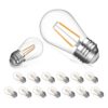 Paquete de 15 bombillas LED S14 para cadena de luces al_1