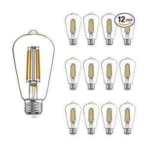 Paquete de 12 bombillas LED Edison equivalentes a 40 W_1