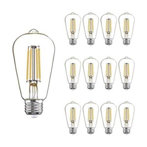 Paquete de 12 bombillas LED Edison equivalente a 40 W_1