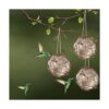 winemana Juego de 3 nideros de colibríes de globo lleno