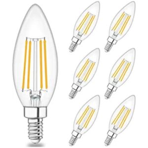 Bombillas LED de candelabro E12 regulables de 2700 K_1
