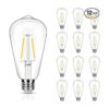 Paquete de 12 bombillas LED Edison de 2 W equivalentes._1