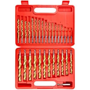 wesleydrill Juego de 30 brocas hexagonales de titanio Hss_1