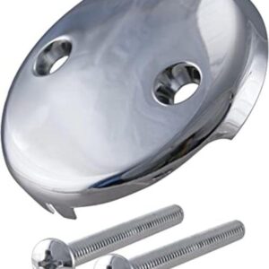 3 18 in. twohole desbordamiento Face placa y tornillos_1
