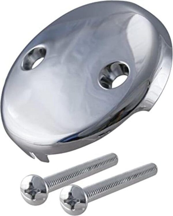 3 18 in. twohole desbordamiento Face placa y tornillos_1