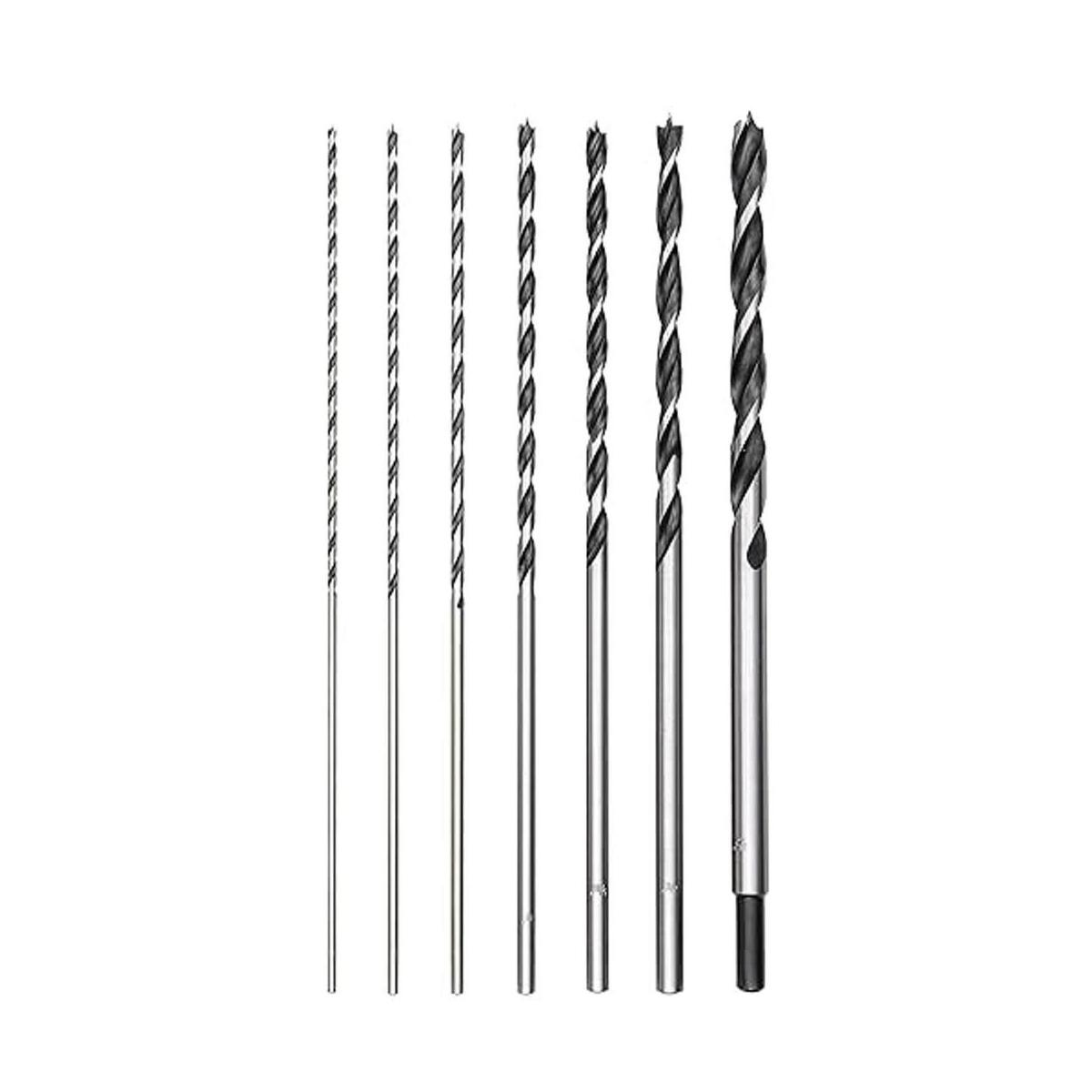 wesleydrill Juego de brocas de punta extra larga de 7