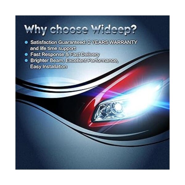 Wideep D2S Bombillas HID de xenón para faros delanteros_2