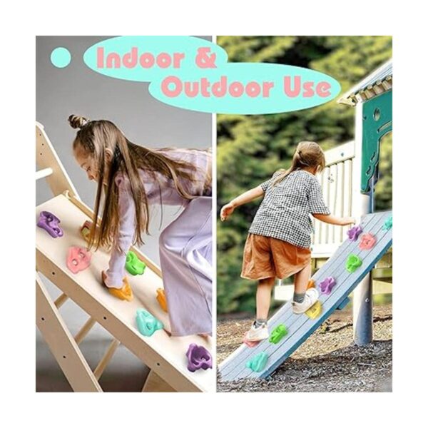 TOPNEW 12 soportes de escalada para niños kit de escalada_3