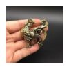 Samtiny Estatua miniatura de cobre con diseño de pollo de_5