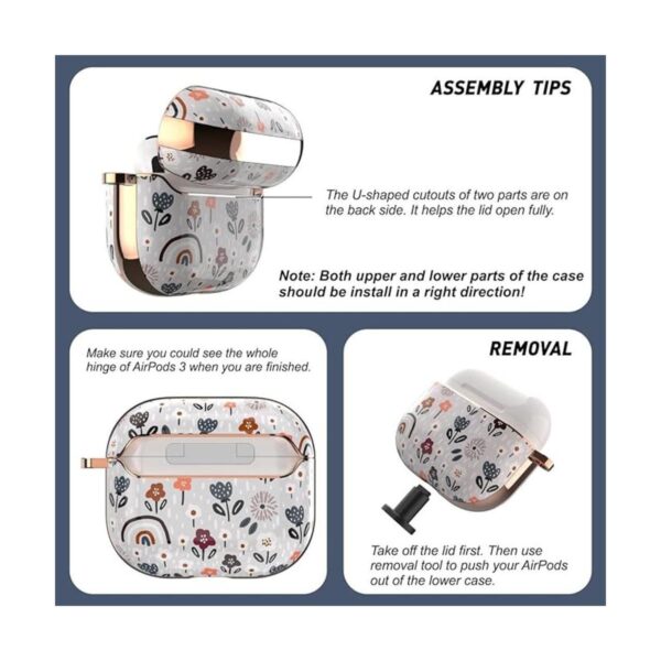 wenew Funda para AirPod 3 para Apple Airpods 3 funda_4