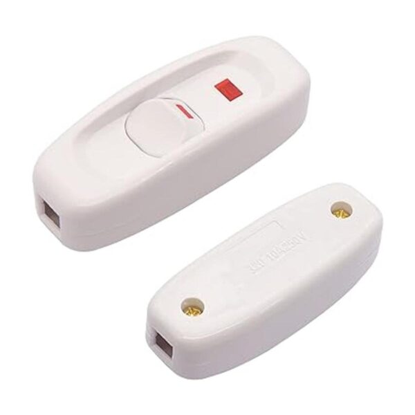 weideer 2 piezas de interruptor de cable en línea botón_2
