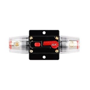 Portafusibles de 50 amperios disyuntor de audio inversor_1