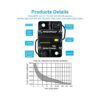 Disyuntor impermeable de 70 amperios soporte de fusibles_4