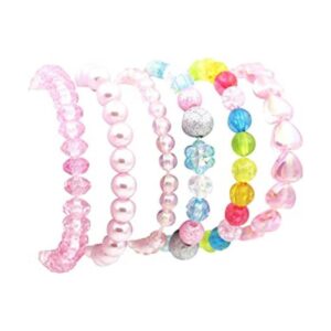 BGSHEMNI 6 pulseras de princesa pulseras de cuentas_1