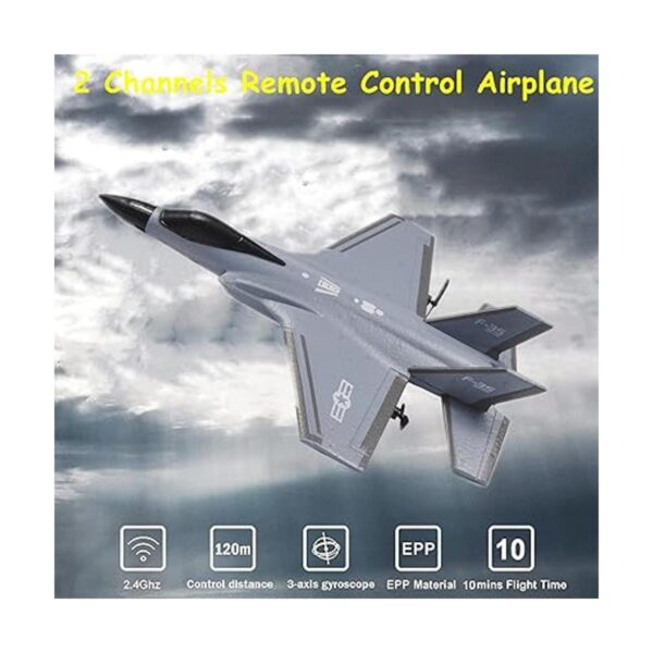 Avión de control remoto 2 canales RC Avión listo para_2