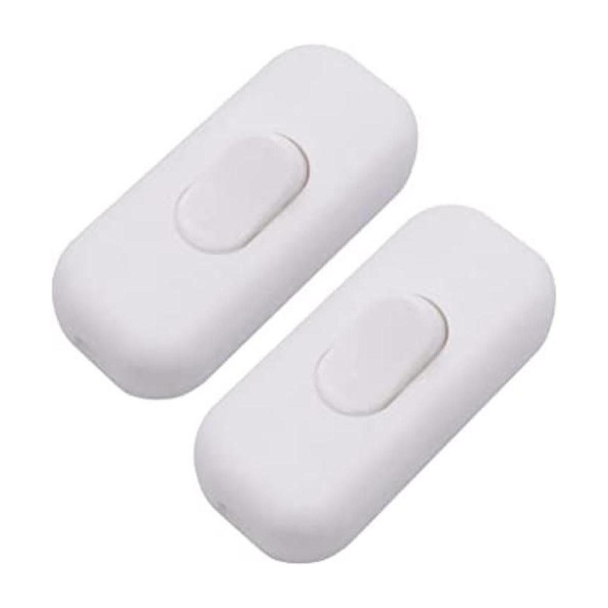 Weideer Interruptor de cable en línea de 2 A 250 V