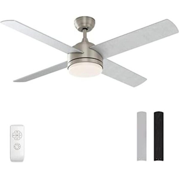 warmiplanet Ventilador de techo con luces mando a
