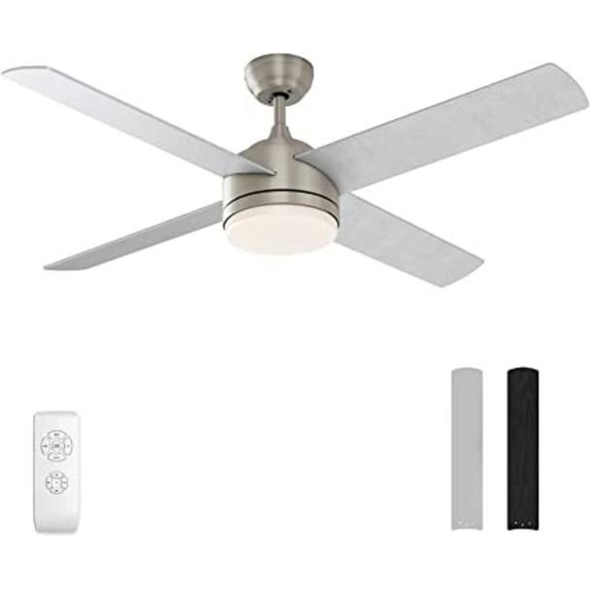 warmiplanet Ventilador de techo con luces mando a