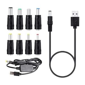 Waremew Adaptador de 8 conectores USB a CC y cable de_1