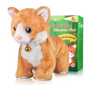Robot de peluche amarillo para gatos de peluche_1