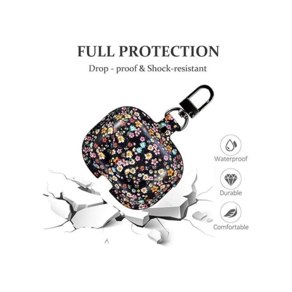 Funda de cuero genuino compatible con AirPods Pro funda