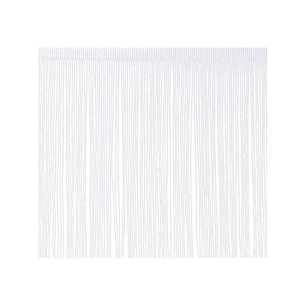 Borla de flecos de 8.0 in de ancho y 6.6 ft de largo para