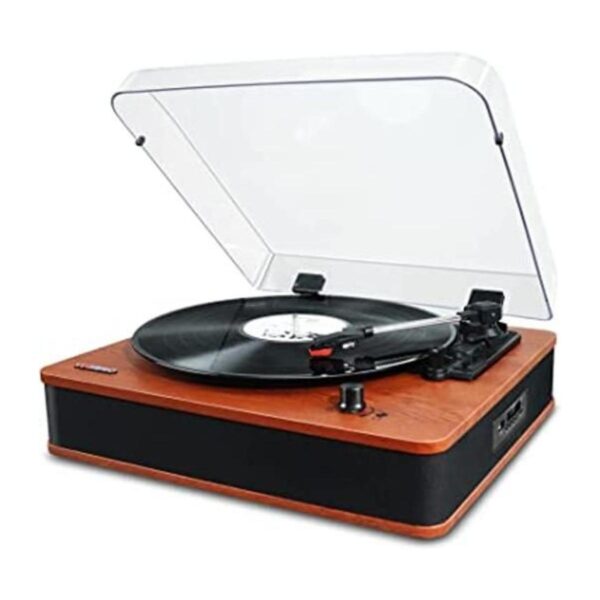 Vosterio Record Player Turntable with Speakers for Vinyl_1