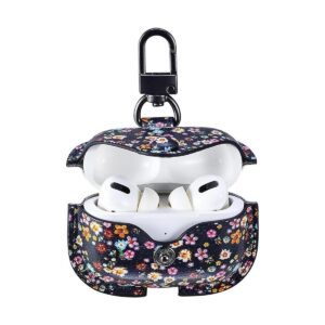 Funda de cuero genuino compatible con AirPods Pro funda