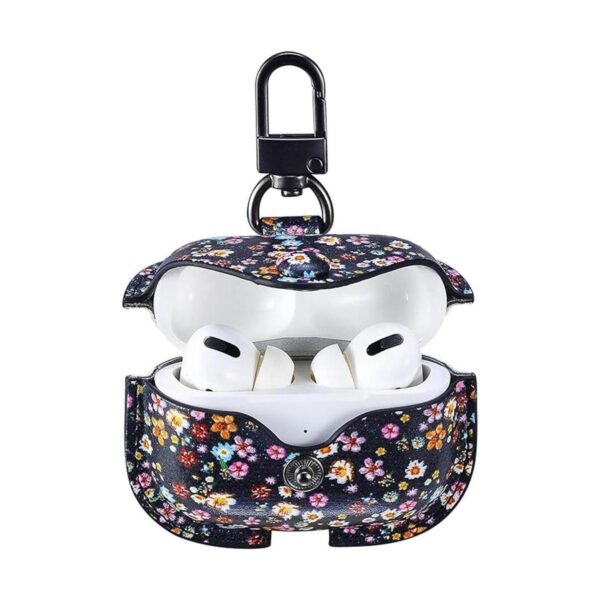 Funda de cuero genuino compatible con AirPods Pro funda