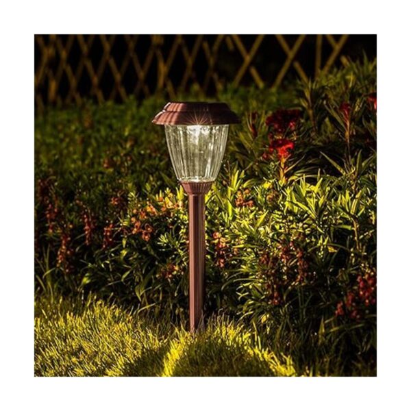 Luces solares para caminos al aire libre paquete de 8