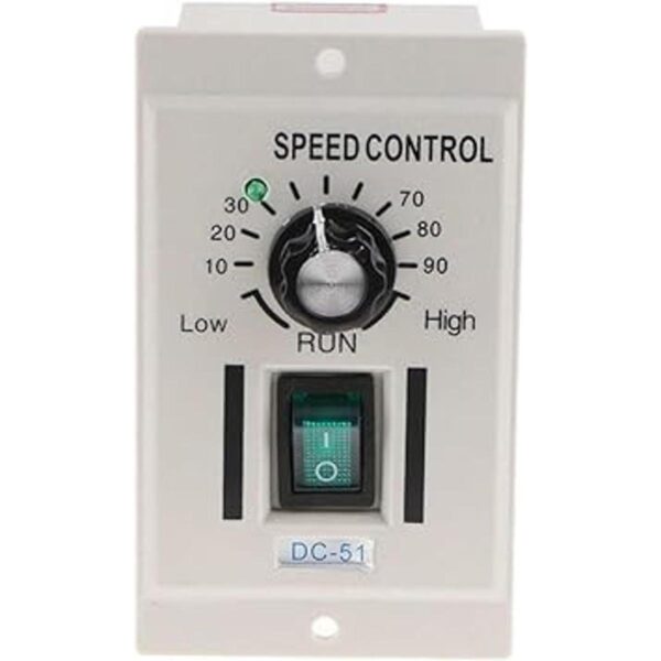AC 110V 400W perilla motor controlador de velocidad DC_2