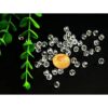 ZHFMLY Espaciador de cristal facetado con cuentas sueltas
