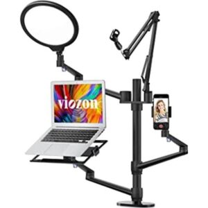 Viozon Juego de soportes y anillo de luz LED de 10_1