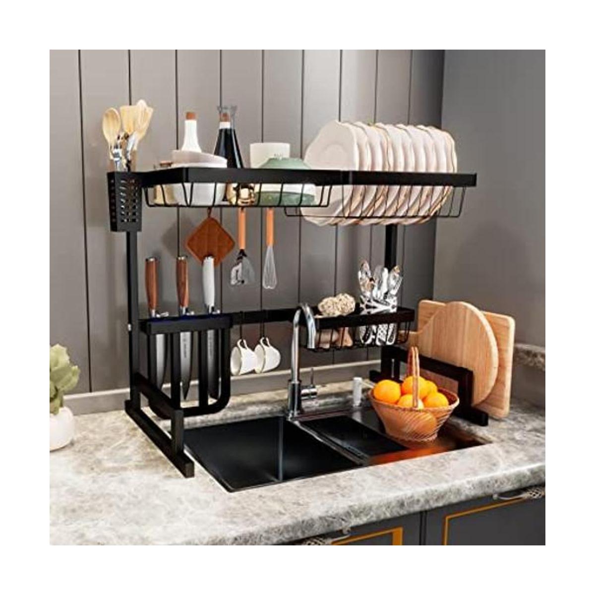Vipush Over The Sink Dish Drying Rack Large Dish Drainer
