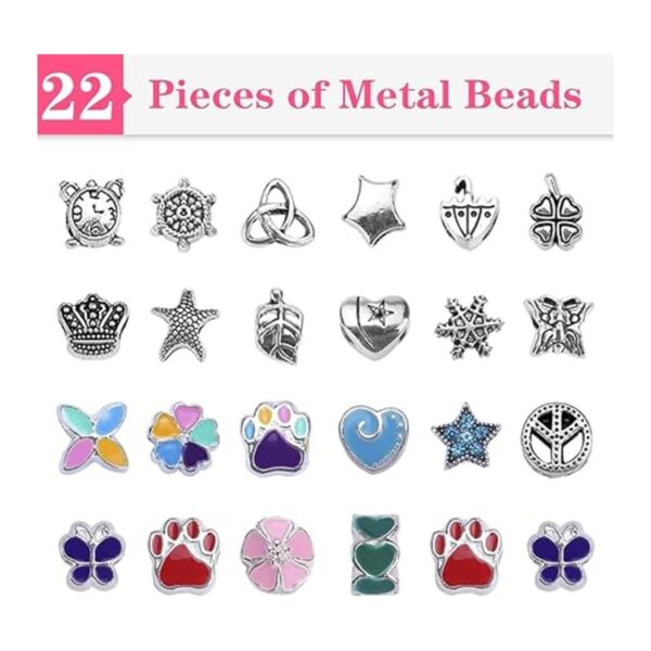 Victlov Kit de 126 piezas para hacer pulseras_4