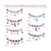 Victlov Kit de 126 piezas para hacer pulseras_6
