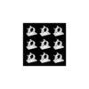 50 clips negros Viaky autoadhesivos parte trasera de_1