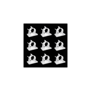 50 clips negros Viaky autoadhesivos parte trasera de_1