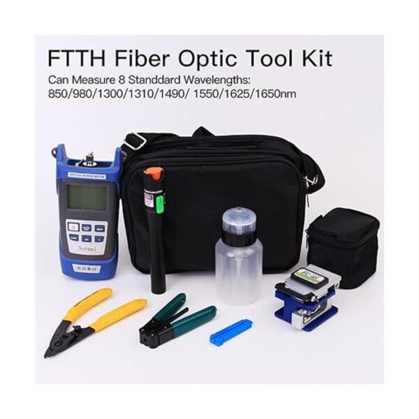 Kit de herramientas de terminación de fibra óptica kit de