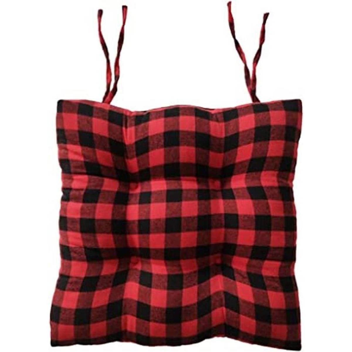vctops Farmhouse Buffalo Almohadillas para sillas con