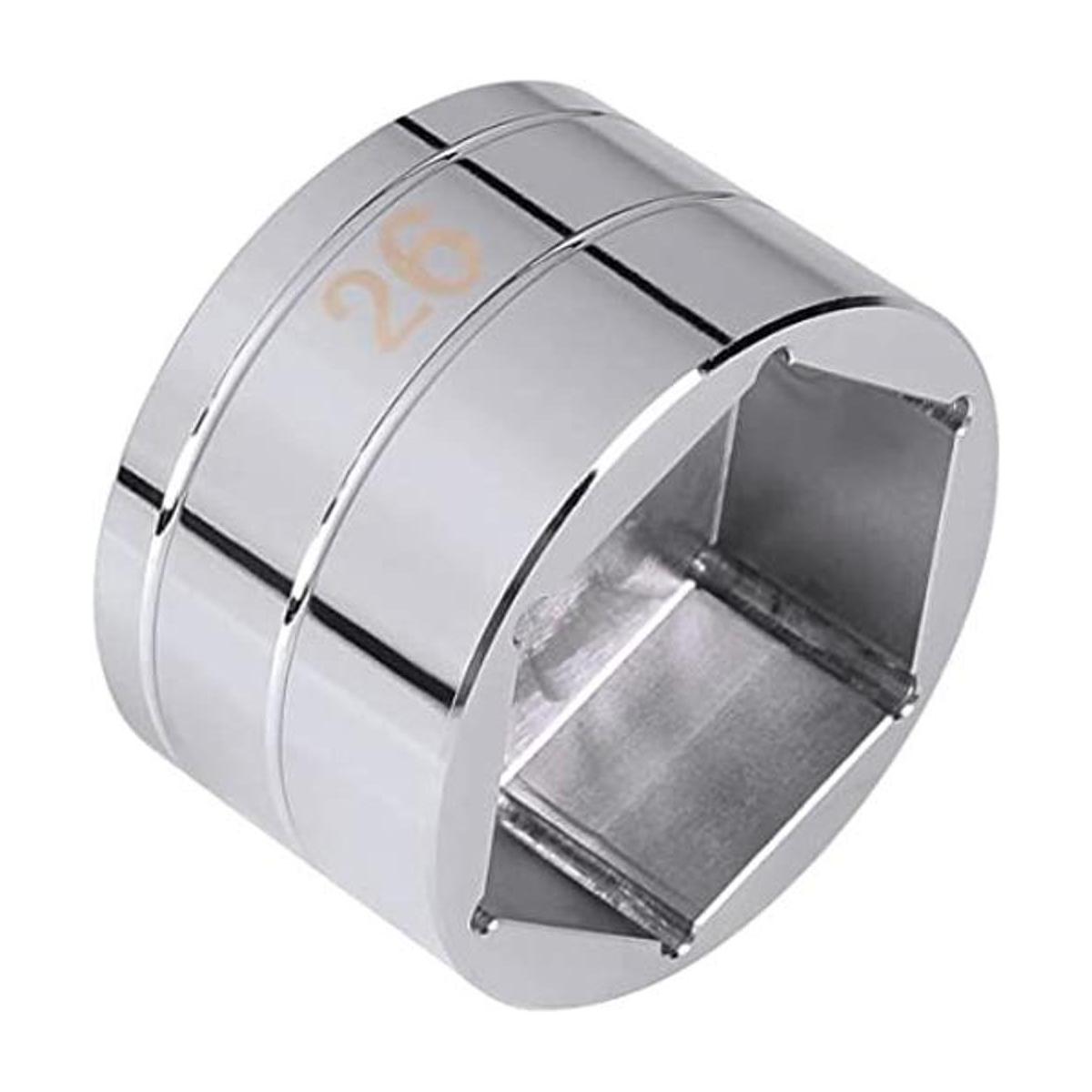 vbaxy Enchufe plano de tapa superior de 26 28 1.260 in
