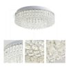 Uznhty Lámpara LED de cristal minimalista de montaje_4