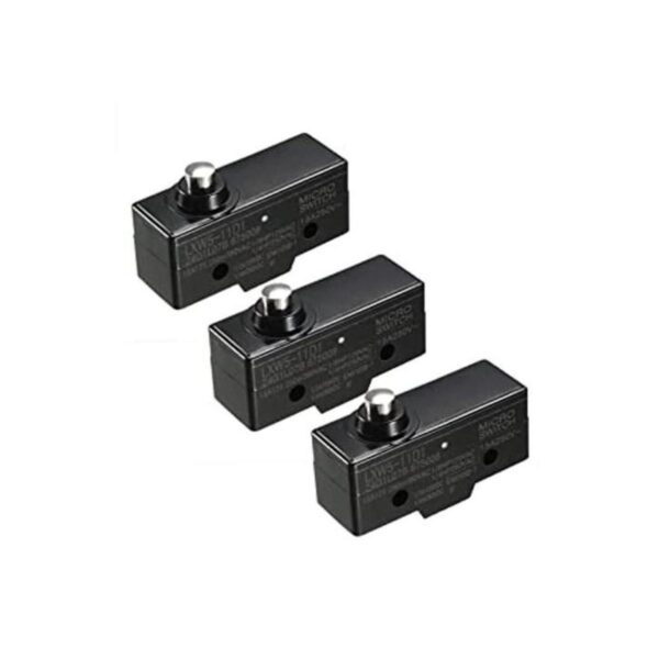 uxcell LXW511D1 1NO 1NC Palanca de botón corto 3_1
