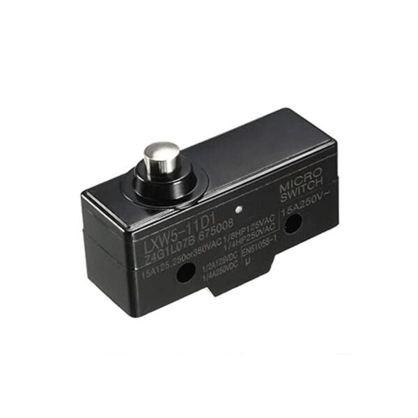 uxcell LXW511D1 1NO 1NC Palanca de botón corto 3_4