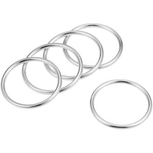 uxcell Hebilla de anillo o de 1.378 in de grosor 0.118 in_1