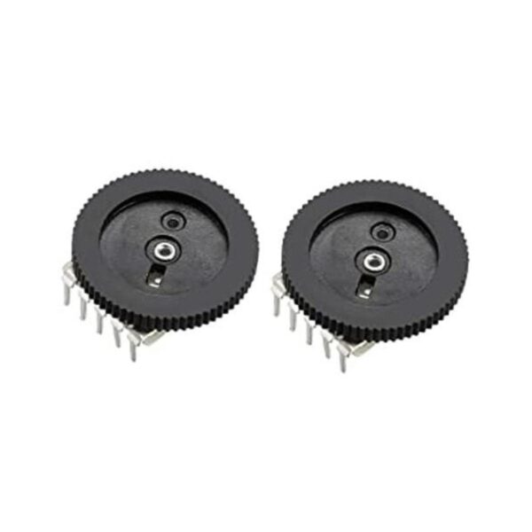 uxcell 0.630x0.079 in Ohm Dial Taper Volumen Rueda Dúplex_1