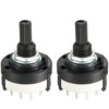 uxcell 1P12T Selector de interruptor rotativo de 1 polo_1