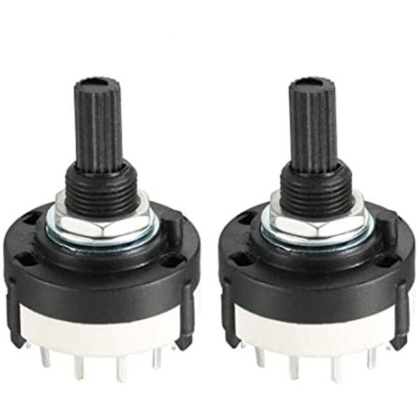 uxcell 1P12T Selector de interruptor rotativo de 1 polo_1