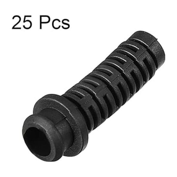 uxcell 25pcs 0.236 in interior Dia PVC cable de alivio de_2