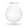 uxcell 25 bolas de espuma de poliestireno blanco de 1.5